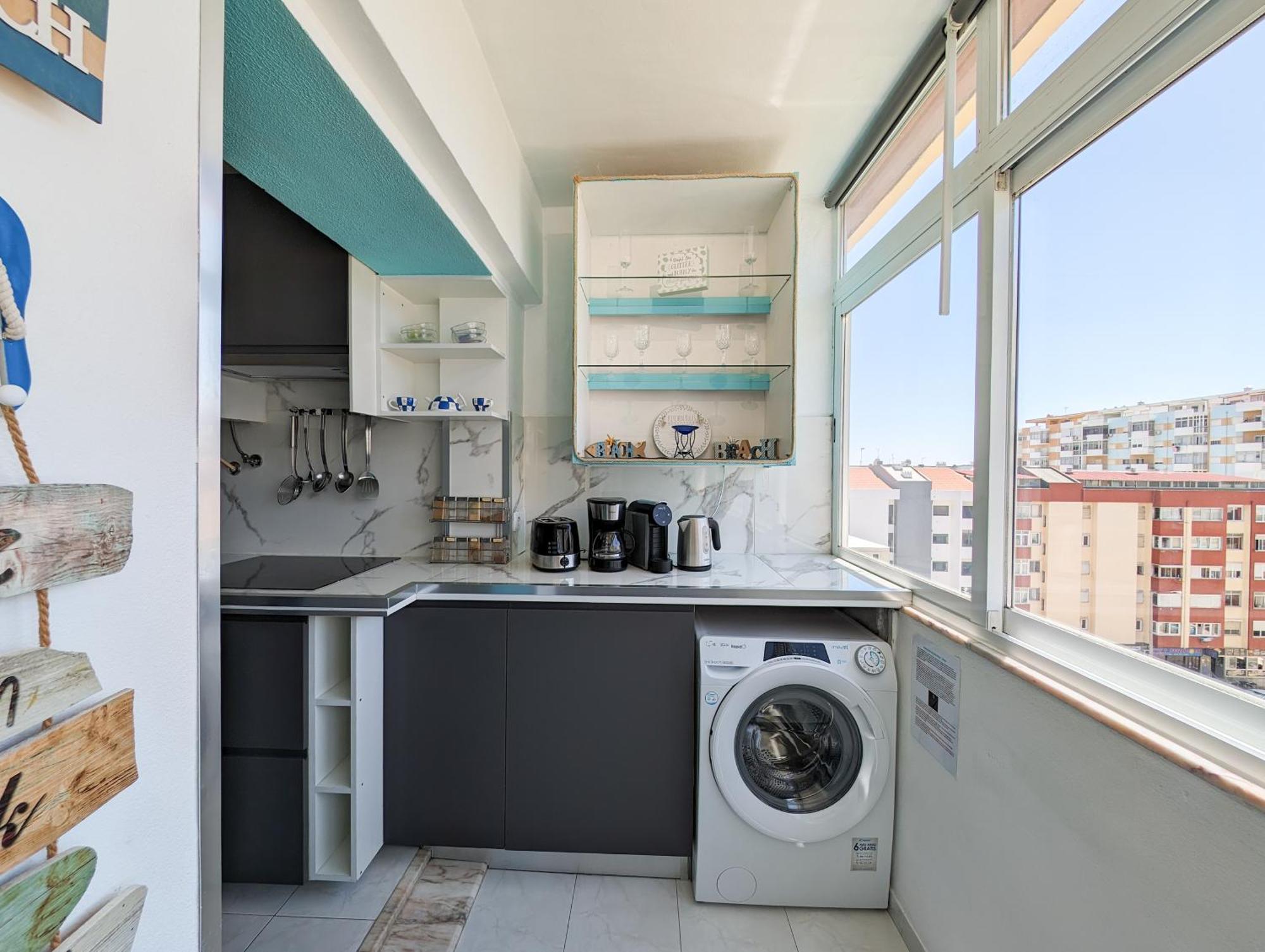 2 Room Condo - 5 Mins From Costa Da Caparica Beach & Bars ภายนอก รูปภาพ